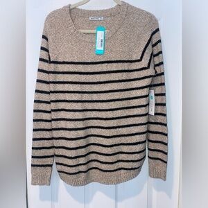 Pink Clover Textured Sweater (Beige)